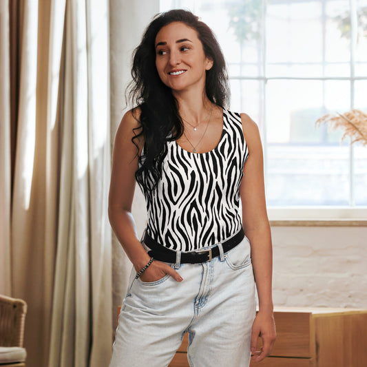 Zebra -Tank Top -