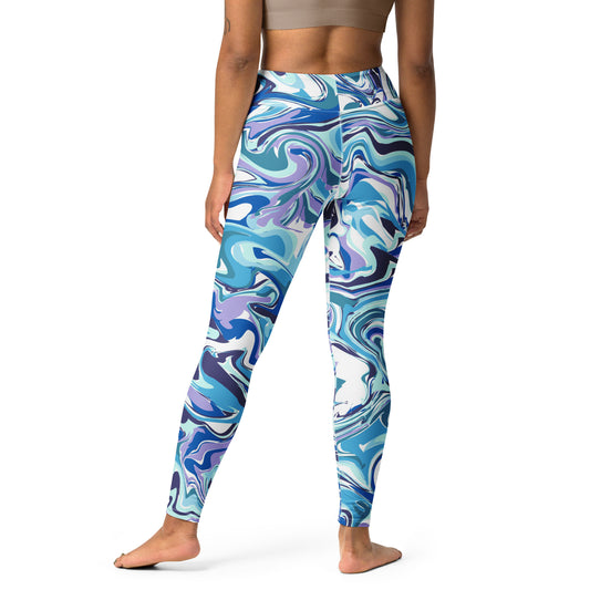 Onde Blu- Yoga  Leggings