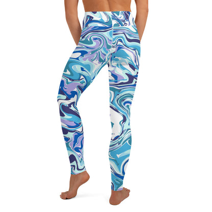 Onde Blu- Yoga  Leggings