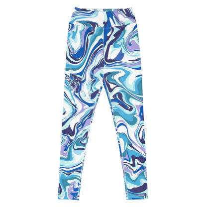 Onde Blu- Yoga  Leggings