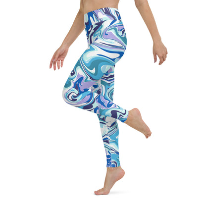 Onde Blu- Yoga  Leggings