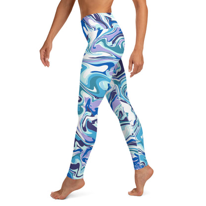 Onde Blu- Yoga  Leggings
