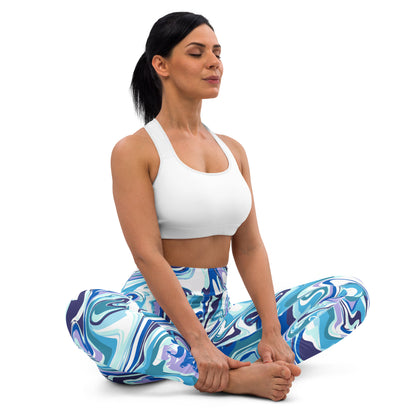 Onde Blu- Yoga  Leggings