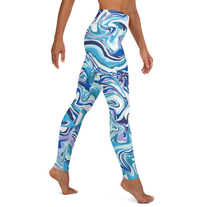 Onde Blu- Yoga  Leggings