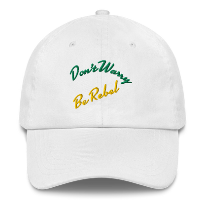 Don't Warry, Be Rebel - Cappellino  Ricamato - Fibbia Regolabile