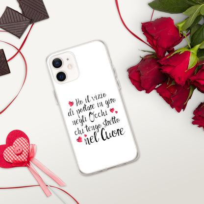 Ho il vizio di...Cover iPhone® trasparente