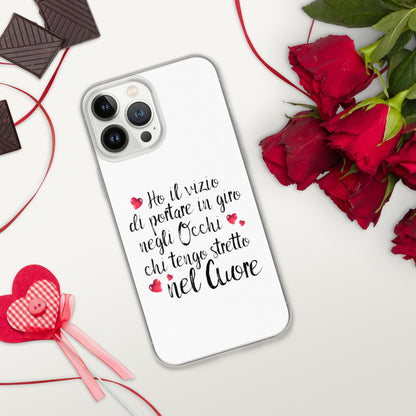 Ho il vizio di...Cover iPhone® trasparente