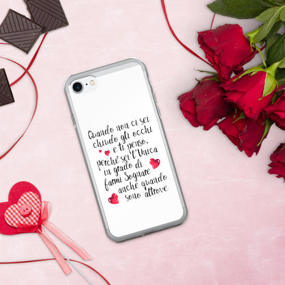 Quando non ci sei...per Lei -  Cover iPhone® trasparente