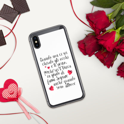 Quando non ci sei...per Lei -  Cover iPhone® trasparente