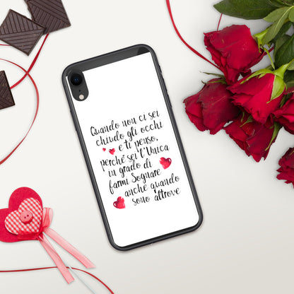 Quando non ci sei...per Lei -  Cover iPhone® trasparente