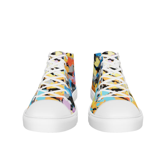 Women’s high top canvas shoes