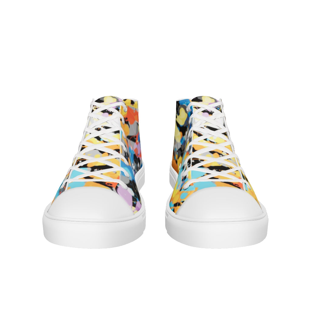 Women’s high top canvas shoes