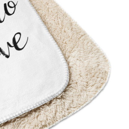 Quando non ci sei...per Lei - Coperta in Pile con Tessuto Sherpa