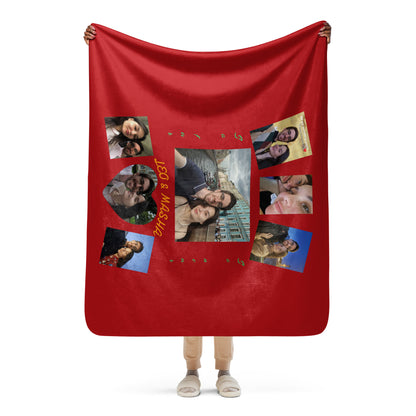 Coperta Sherpa #1237 Orizzontale Rossa