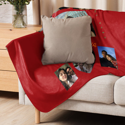 Coperta Sherpa #1237 Orizzontale Rossa
