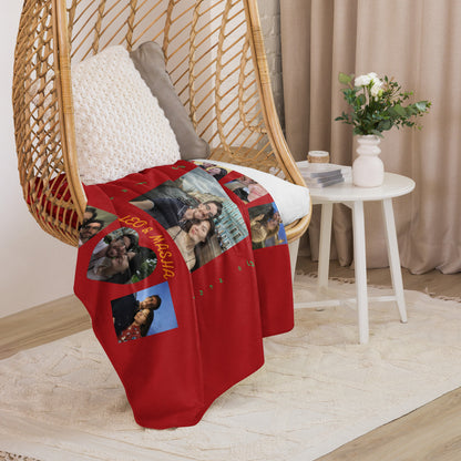 Coperta Sherpa #1237 Orizzontale Rossa