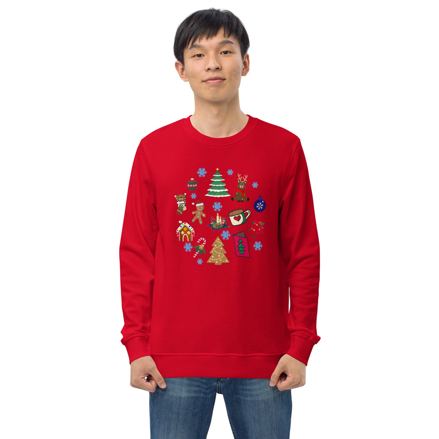 Fantasia di Natale- Felpa Unisex Girocollo - 3 Colori -