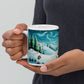 Paesaggio - Tazza in Ceramica Bianca Lucida