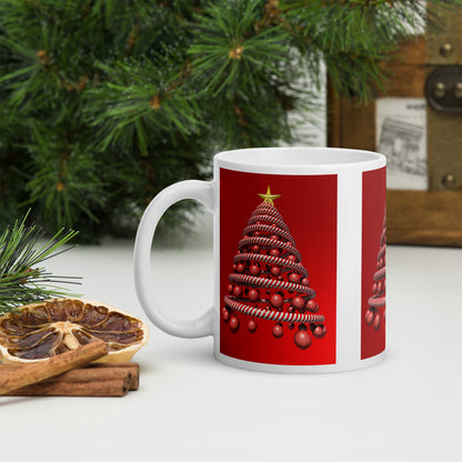 E' Natale - Tazza in Ceramica Bianca Lucida