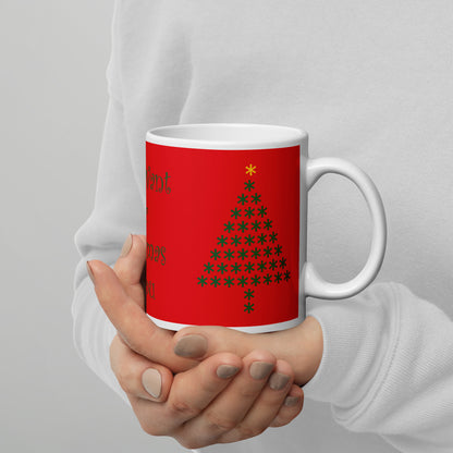 All I Want....Tazza in Ceramica Bianca Lucida