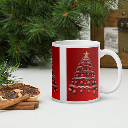 E' Natale - Tazza in Ceramica Bianca Lucida