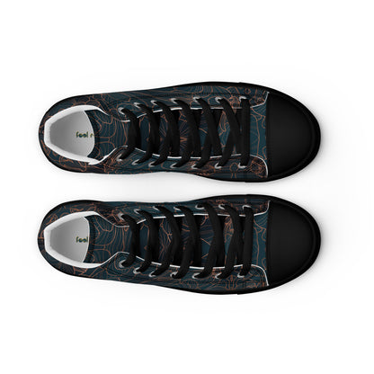 Orchidea - Sneakers Alte in Tela/Donna