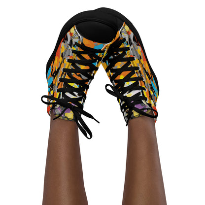 Colori - Sneakers Alte in Tela / Donna