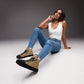 Leopardo - Sneakers Alte in Tela/Donna
