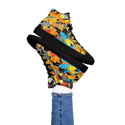 Colori - Sneakers Alte in Tela / Donna