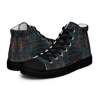 Orchidea - Sneakers Alte in Tela/Donna