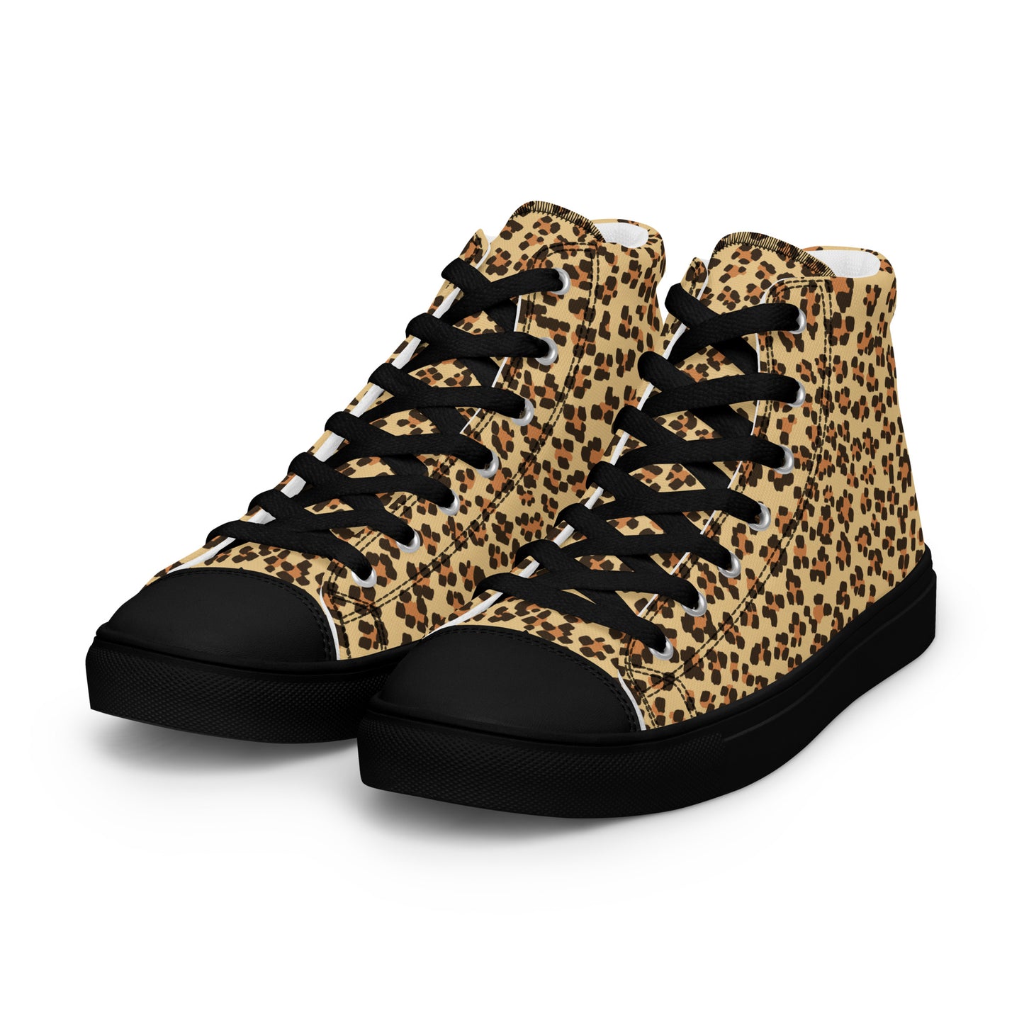 Leopardo - Sneakers Alte in Tela/Donna