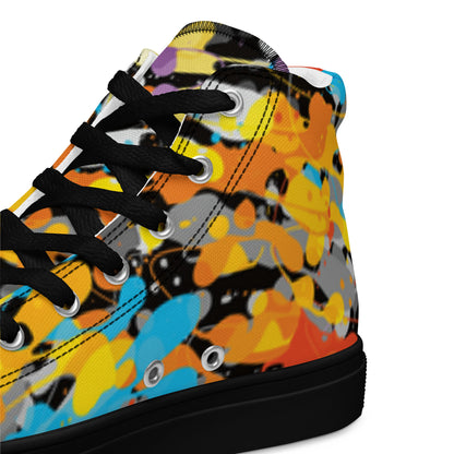 Colori - Sneakers Alte in Tela / Donna