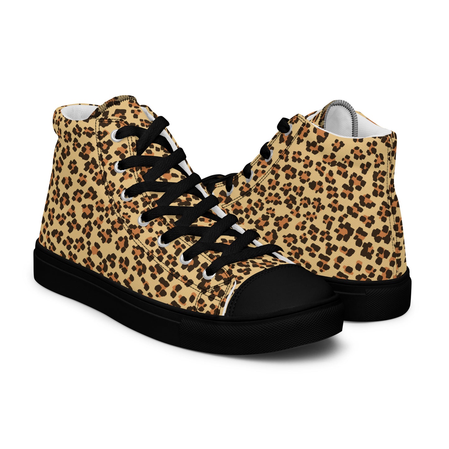 Leopardo - Sneakers Alte in Tela/Donna