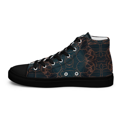 Orchidea - Sneakers Alte in Tela/Donna