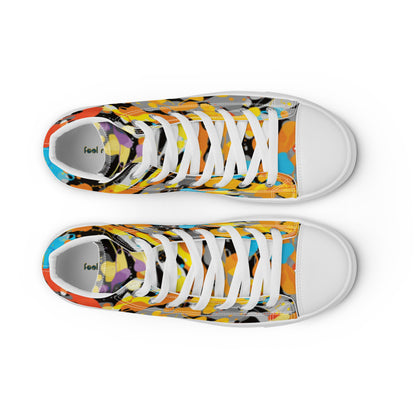 Colori - Sneakers Alte in Tela / Donna