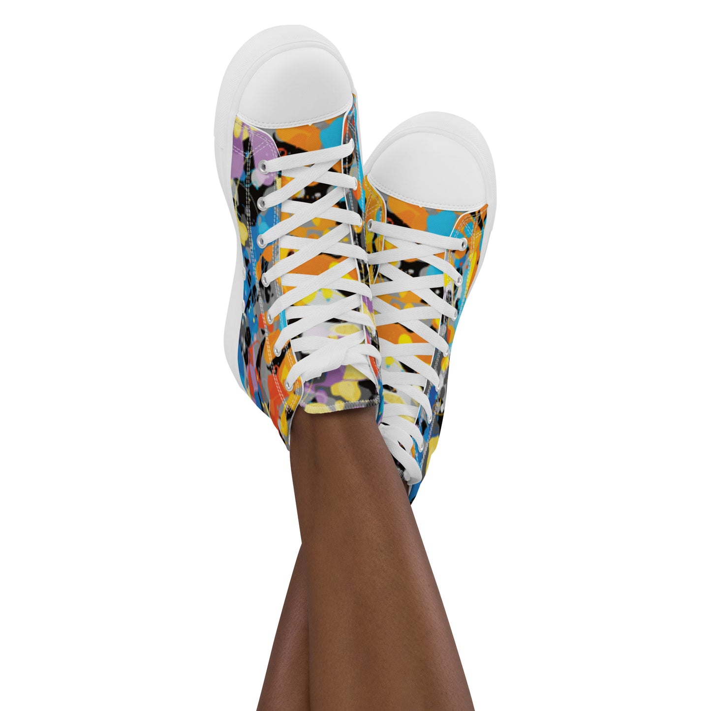 Women’s high top canvas shoes