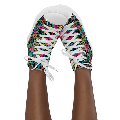 Rose - Sneakers Alte in Tela/Donna