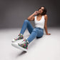 Rose - Sneakers Alte in Tela/Donna