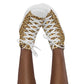 Leopardo - Sneakers Alte in Tela/Donna