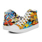 Women’s high top canvas shoes