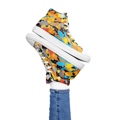Colori - Sneakers Alte in Tela / Donna