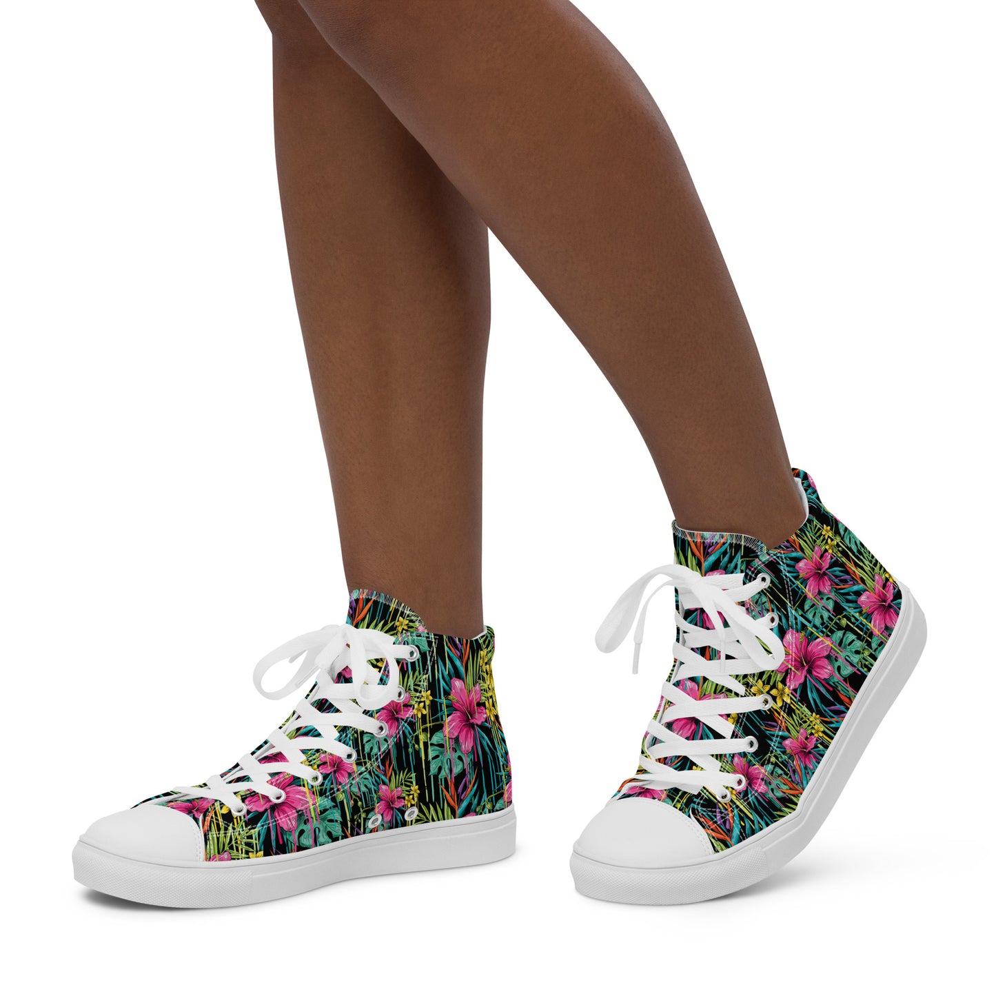 Rose - Sneakers Alte in Tela/Donna