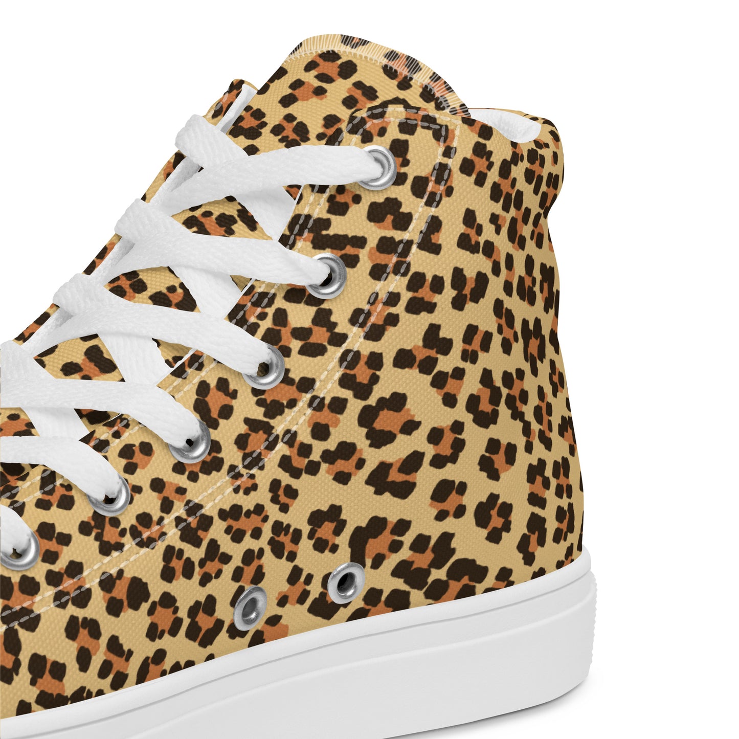 Leopardo - Sneakers Alte in Tela/Donna