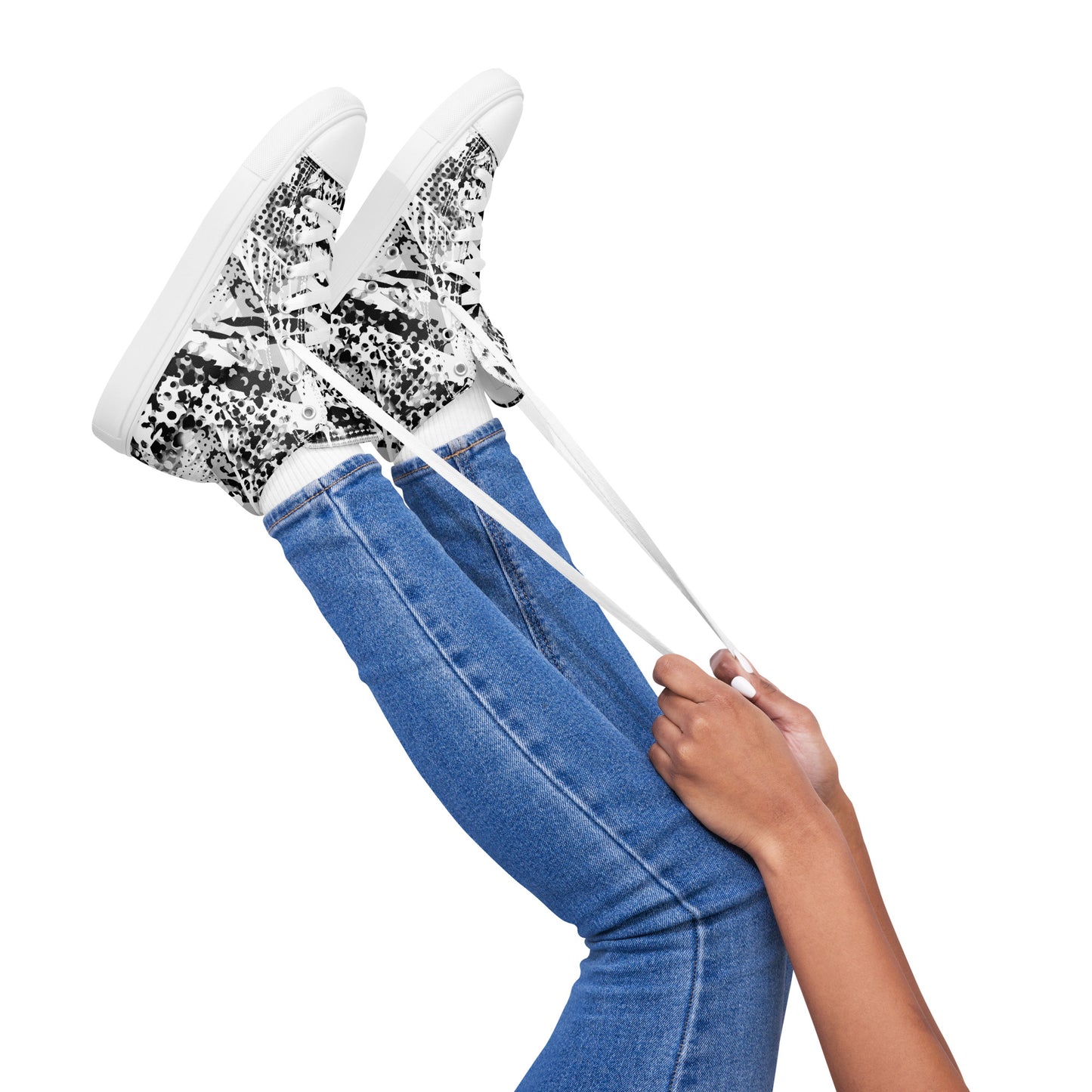 Tela-  Sneakers Alte in Tela/Donna