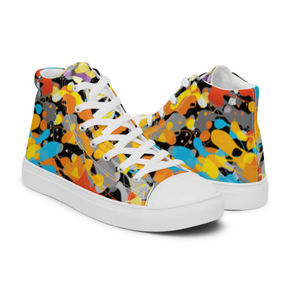 Colori - Sneakers Alte in Tela / Donna