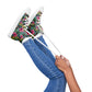 Rose - Sneakers Alte in Tela/Donna