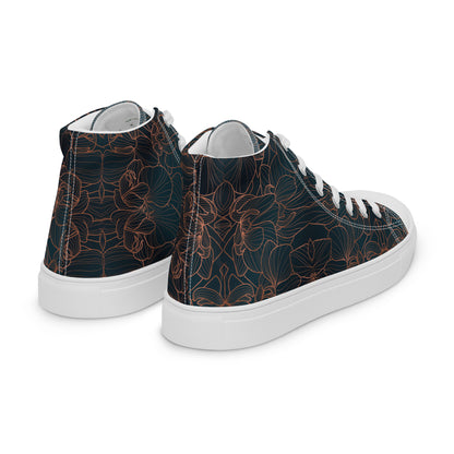 Orchidea - Sneakers Alte in Tela/Donna