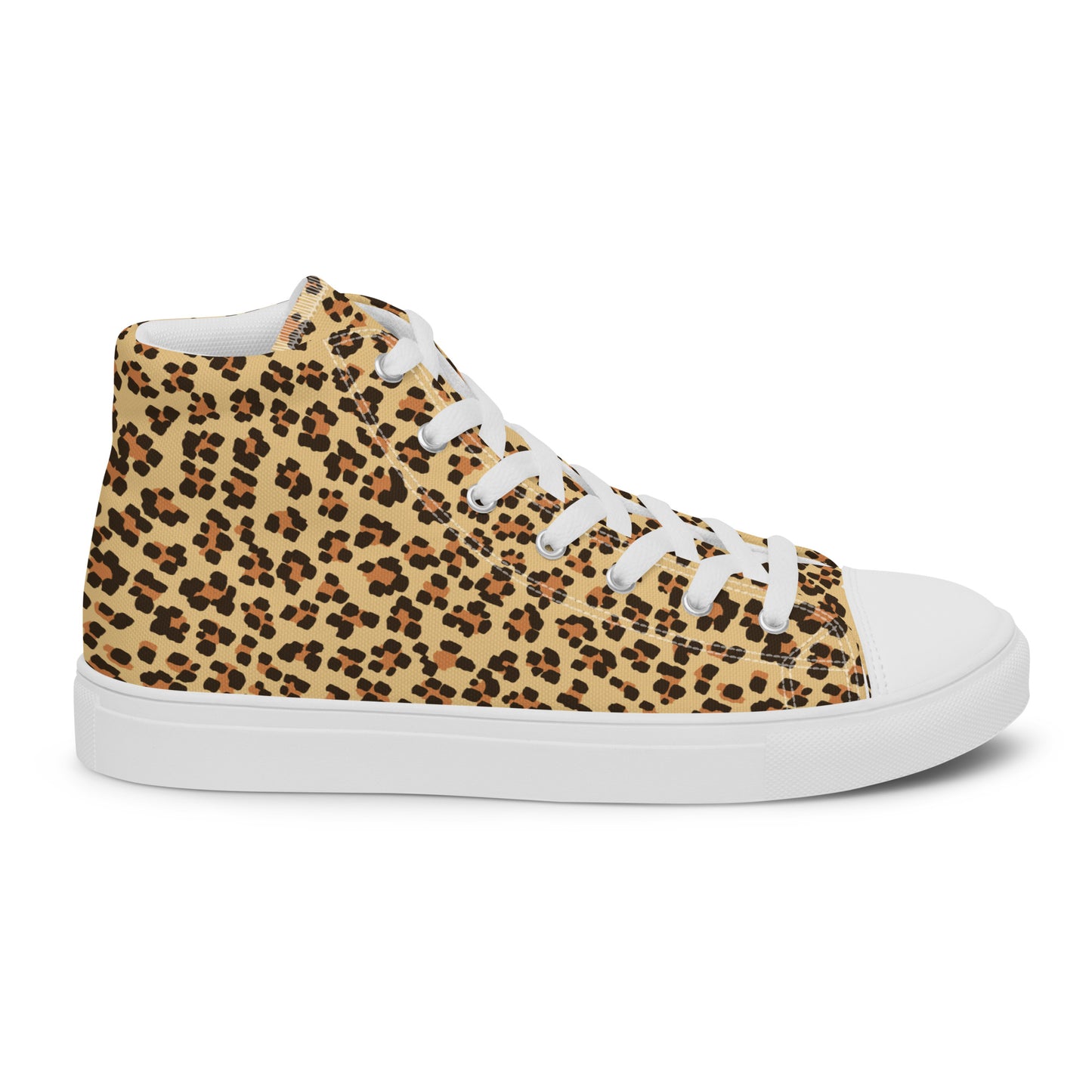 Leopardo - Sneakers Alte in Tela/Donna