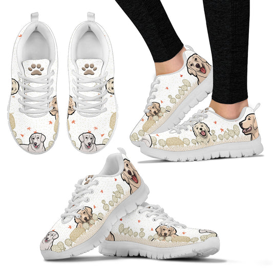 Golden Retriever - Bianco Sneakers Donna -