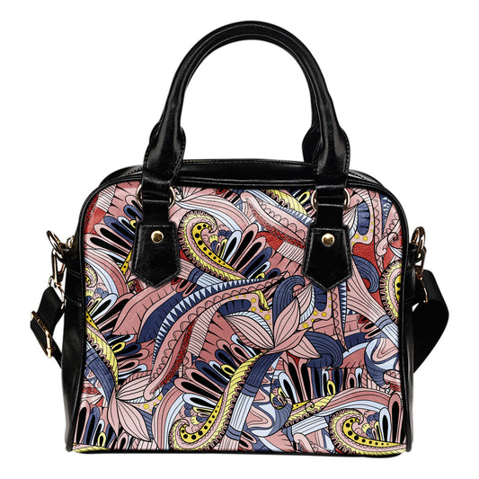 Fanky Rosa - Borsa con manici e tracolla -